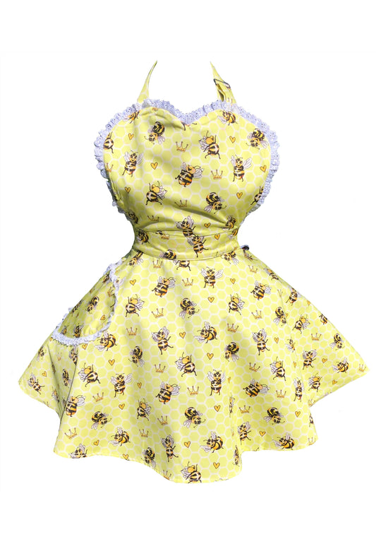 Busy Beeing Fabulous Womens Sweetheart Apron