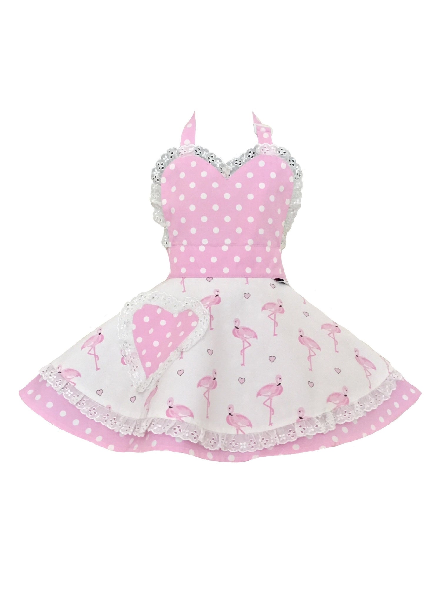 Pretty Flamingo Children's Apron