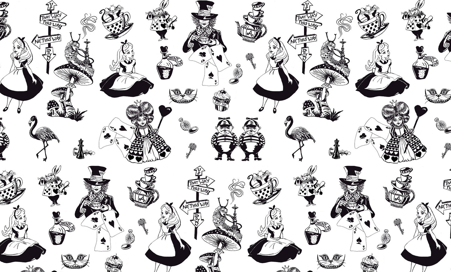 Alic ein Wonderland Print. Copyright The SundayGirl Company