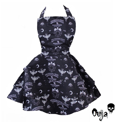 Ouija Occult Women's Retro Rara Apron