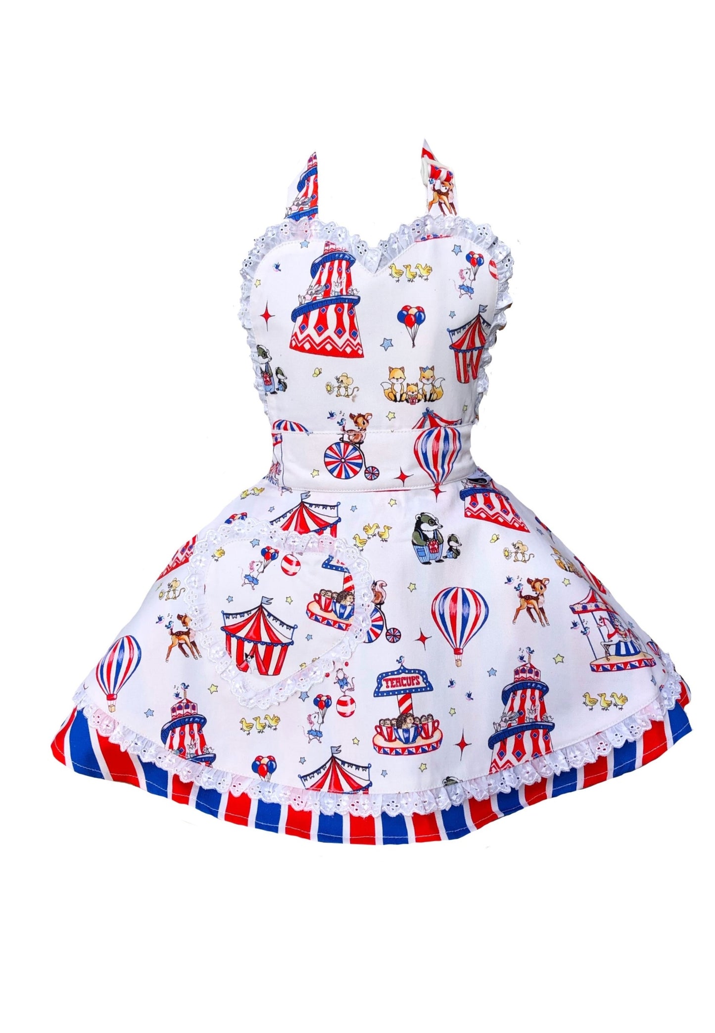 Woodland Fairground Families Children's Apron