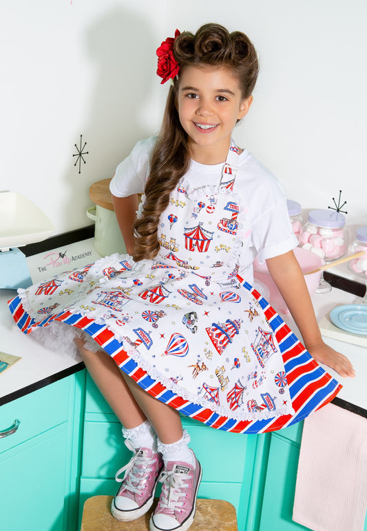 Woodland Fairground Families Children's Apron