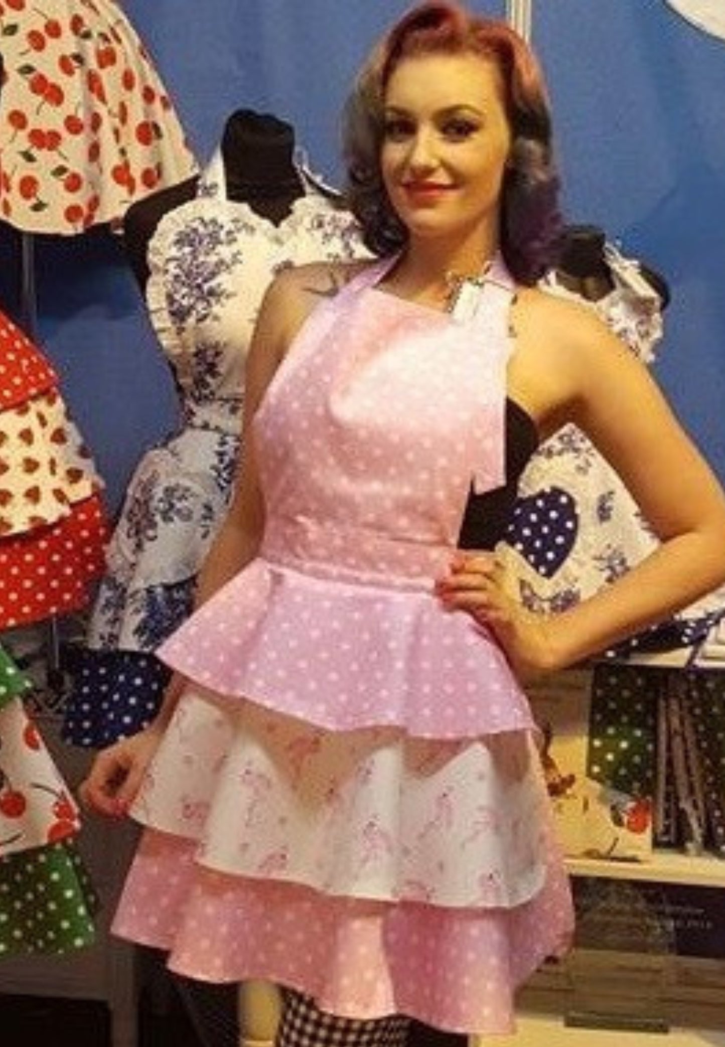 Pretty Flamingo Womens Rara Apron