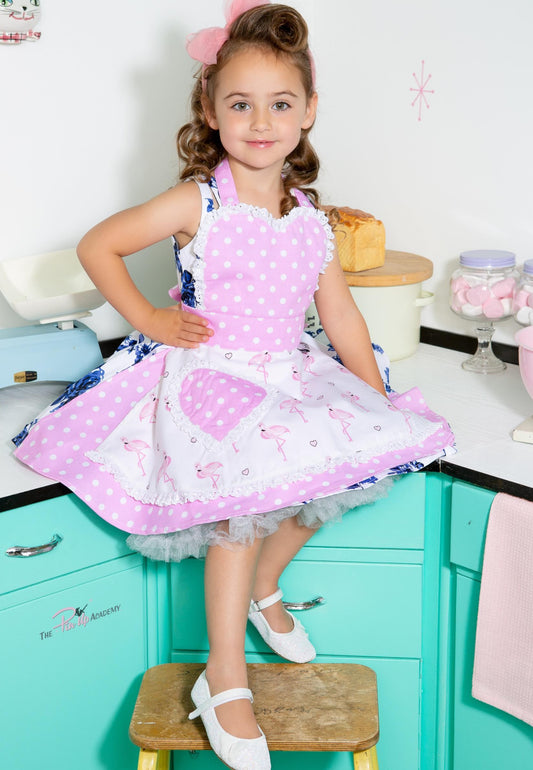 Pretty Flamingo Children's Apron