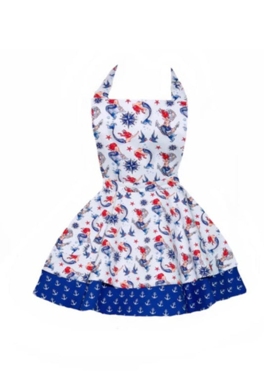 Nautical Mermaids Children's Apron