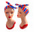 Retro Fairground Stripes Hair Tie. Full size.