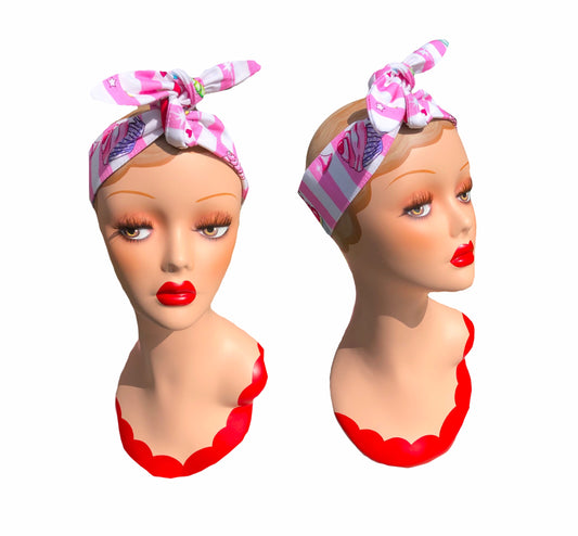 Cupcakes and Cocktails Hair Tie. Full size.